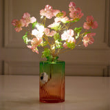 Pink and Golden Accents Cherry Blossom Vase