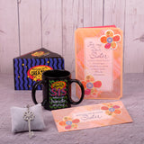 Rinestone Keychain With Sister Greeting Card
