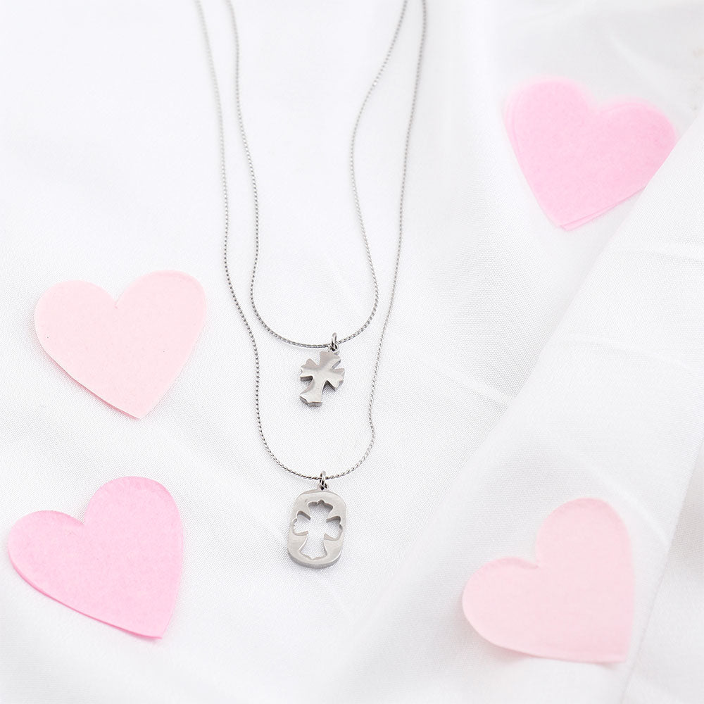 Cross Silver Chain Pendant