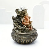 Divine Ganesha Spiritual Fountain with LED Light