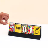 Smilies Quoted Desk Top Perpetual Calendar 2026