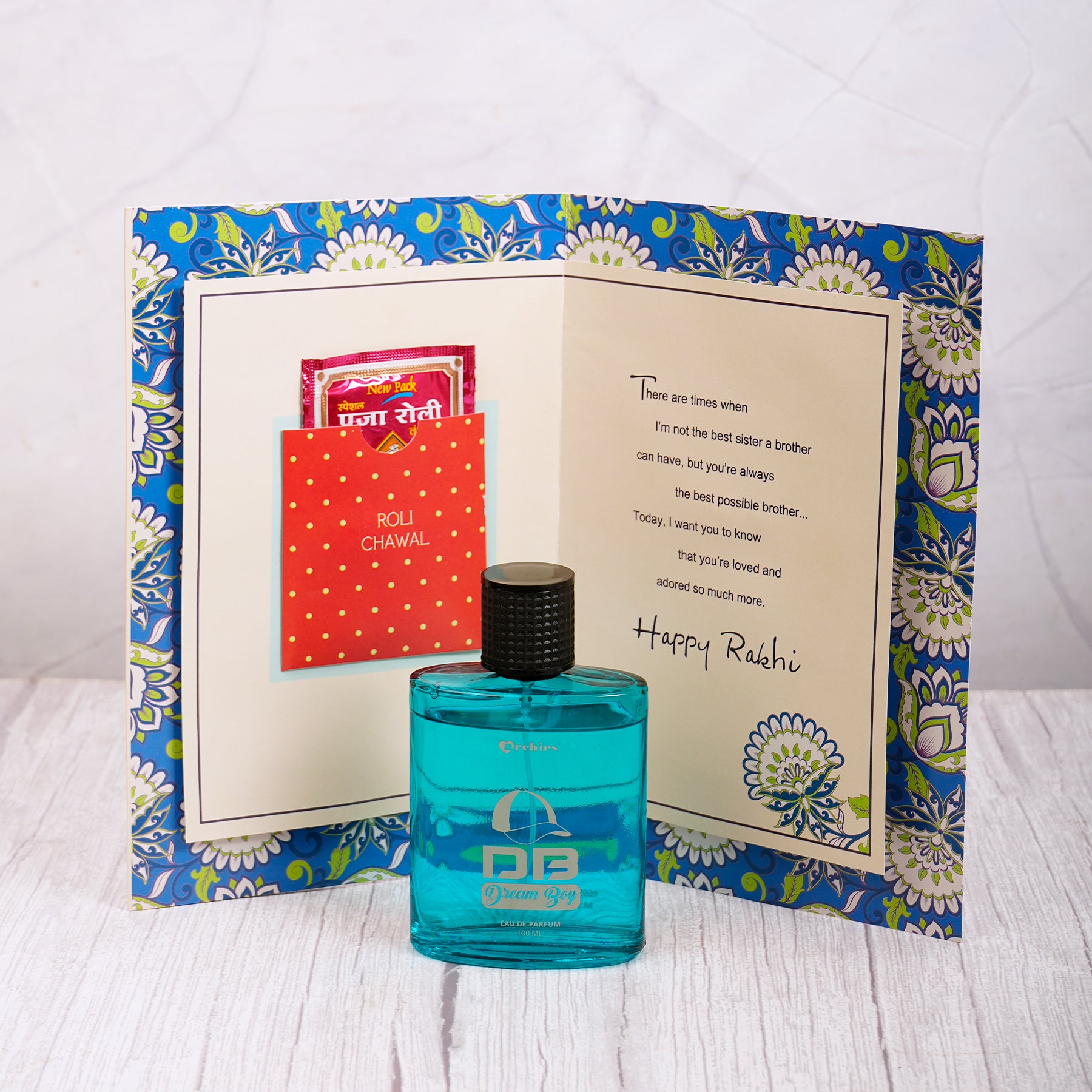 Dream Boy Perfume with Brother Greeting Card