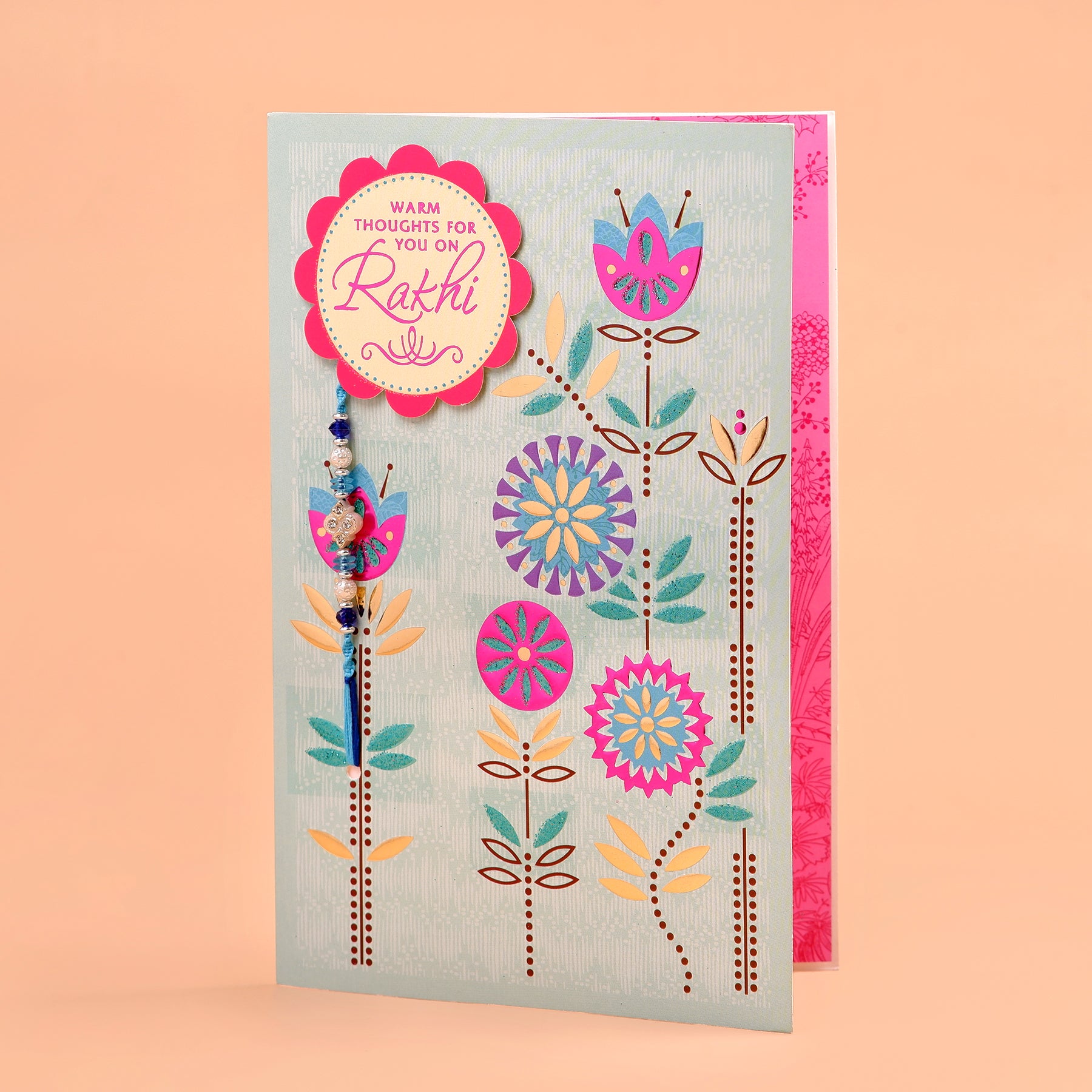 Warm Thoughts Raksha Bandhan Greeting Card With Envelope