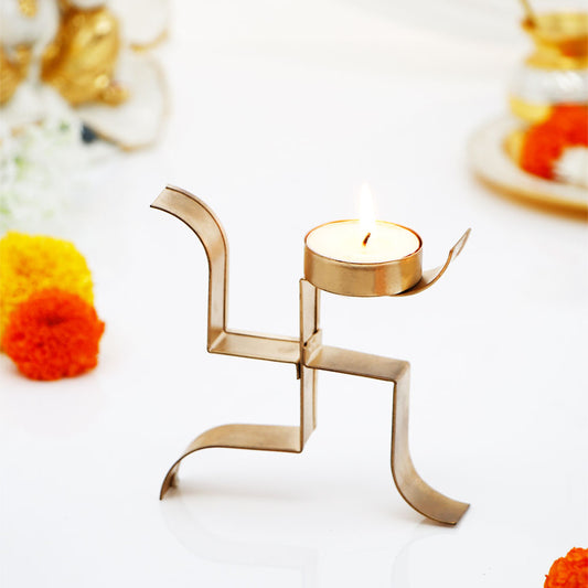 Swastik Tealight Diya Stand