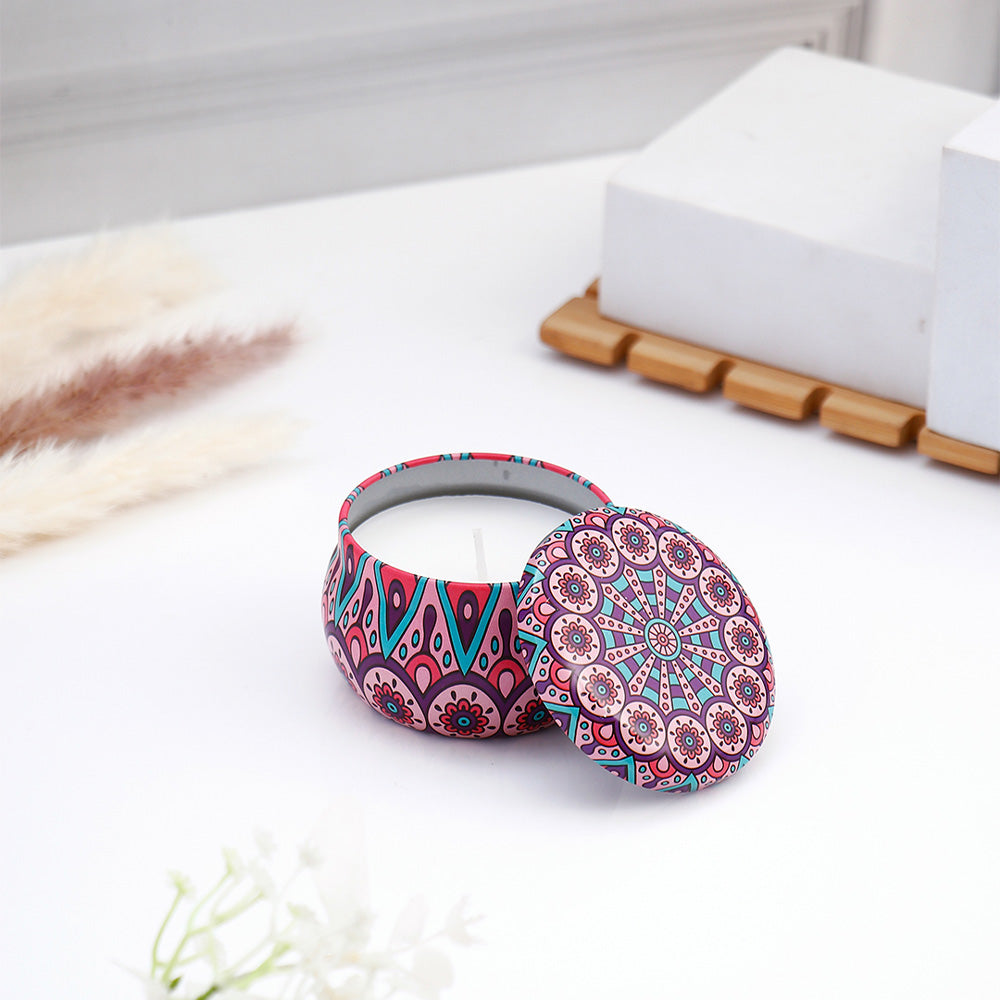 Scented Multicoloured Candle Pot