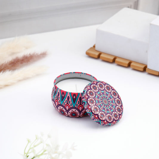 Scented Multicoloured Candle Pot