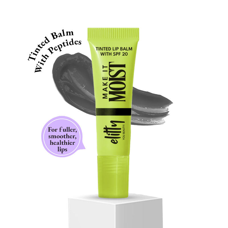 Elitty Imposter (Strawberry- Black) Lip Balm , Gentle & Safe for Everyday Use (6 GM)