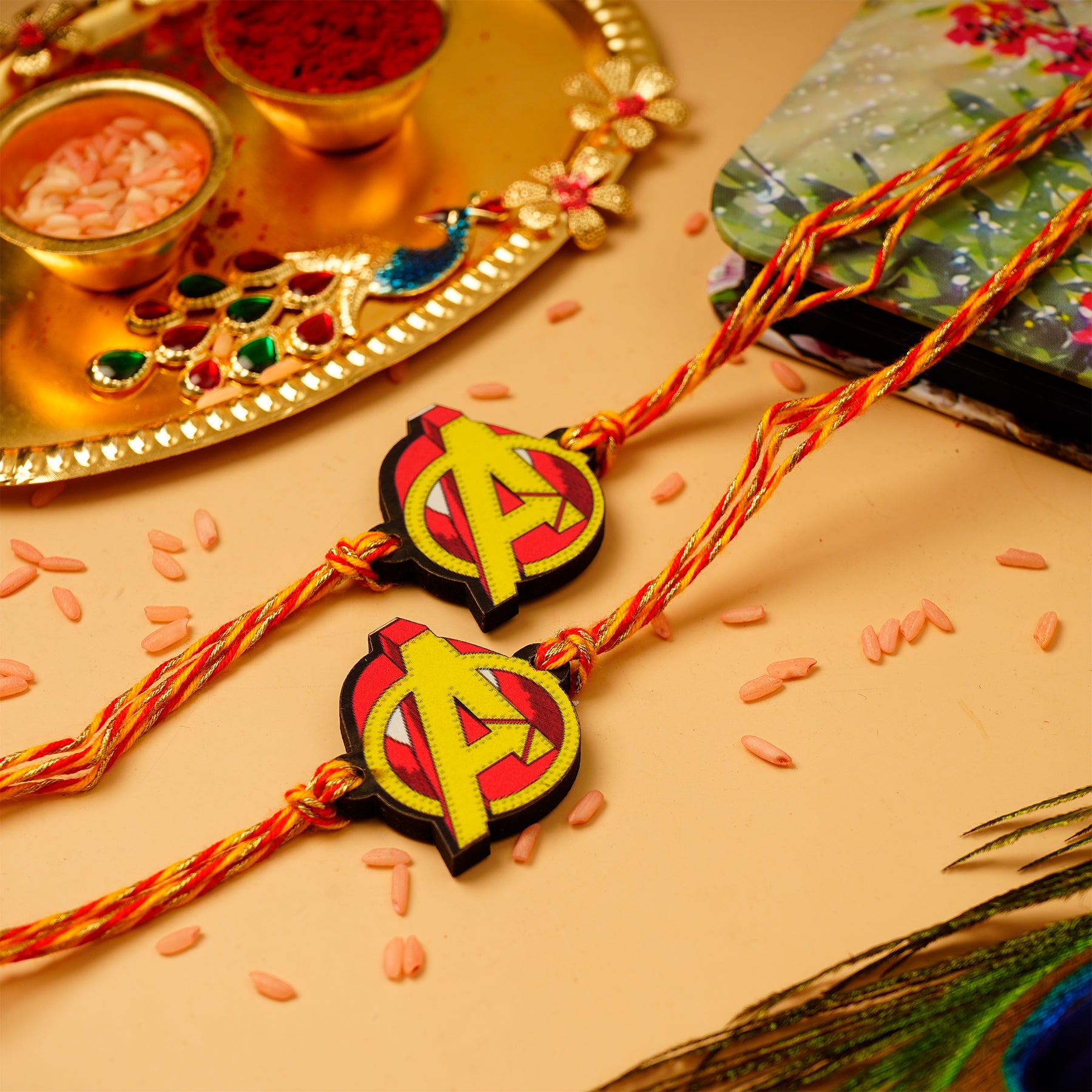 Avengers Rakhi  with Ferrero Rocher 200 GM