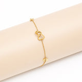 Interlocked Heart Bracelet