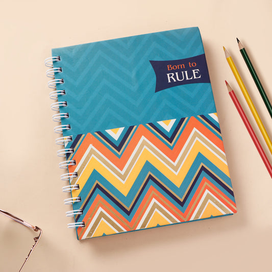 Born To Rule Quoted Spiral Notebook