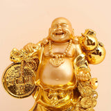 Prosperous Golden Laughing Buddha
