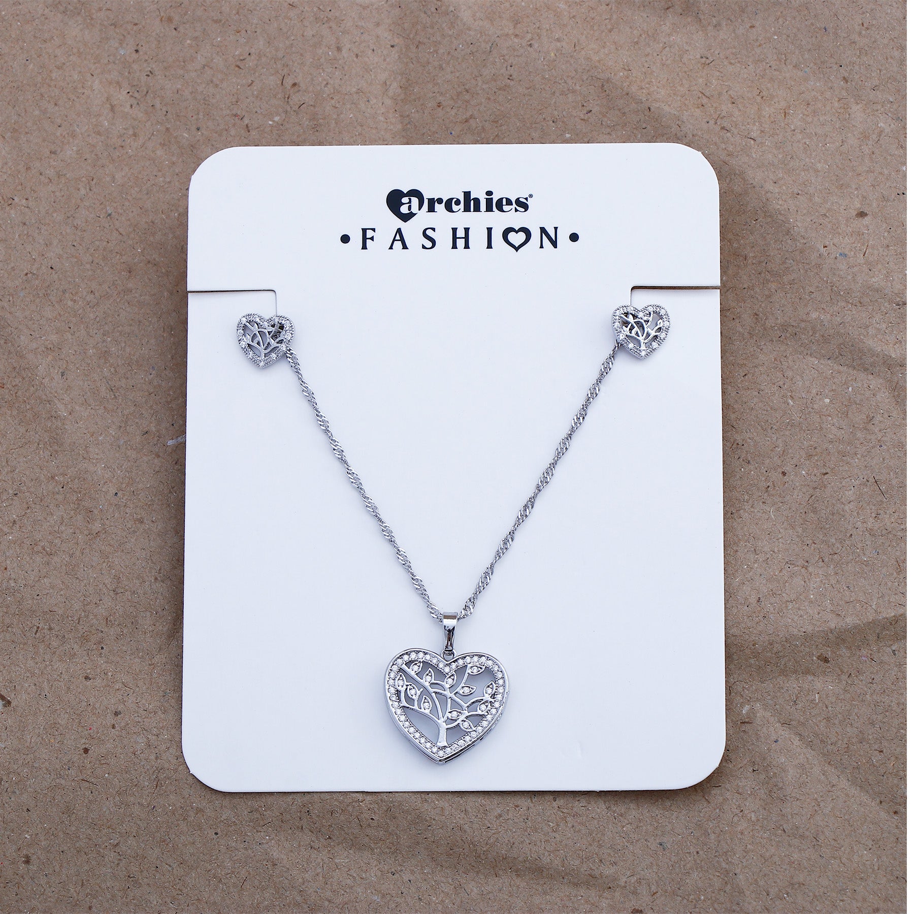 Timeless Devotion Pendant with Earring Set
