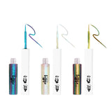 Elitty Prism Ombre Waterproof Liquid Eyeliner Combo | Pack of 3 Holographic Shades  (Green Brown,Silver Blue, Purple Blue)  |4 ML Each 
