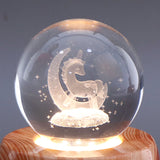 Unicorn Crystal Ball Lamp