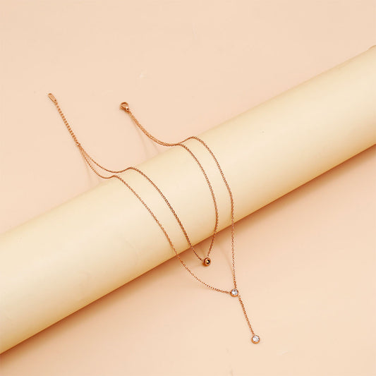 Regal Gold Drop Chain Pendant