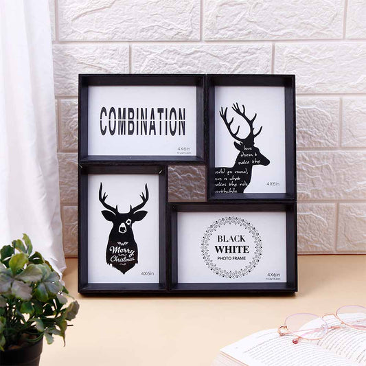 Midnight Black Multi-Space Photo Frame