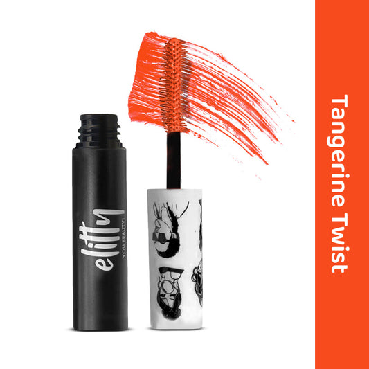 Elitty Orange Pop Colored Lush Lashes Mascara - Tangerine Twist - 5 gm