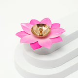 Pink Lotus Diya