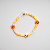 Yellow Loop Smiley Bead Friendship Bracelet