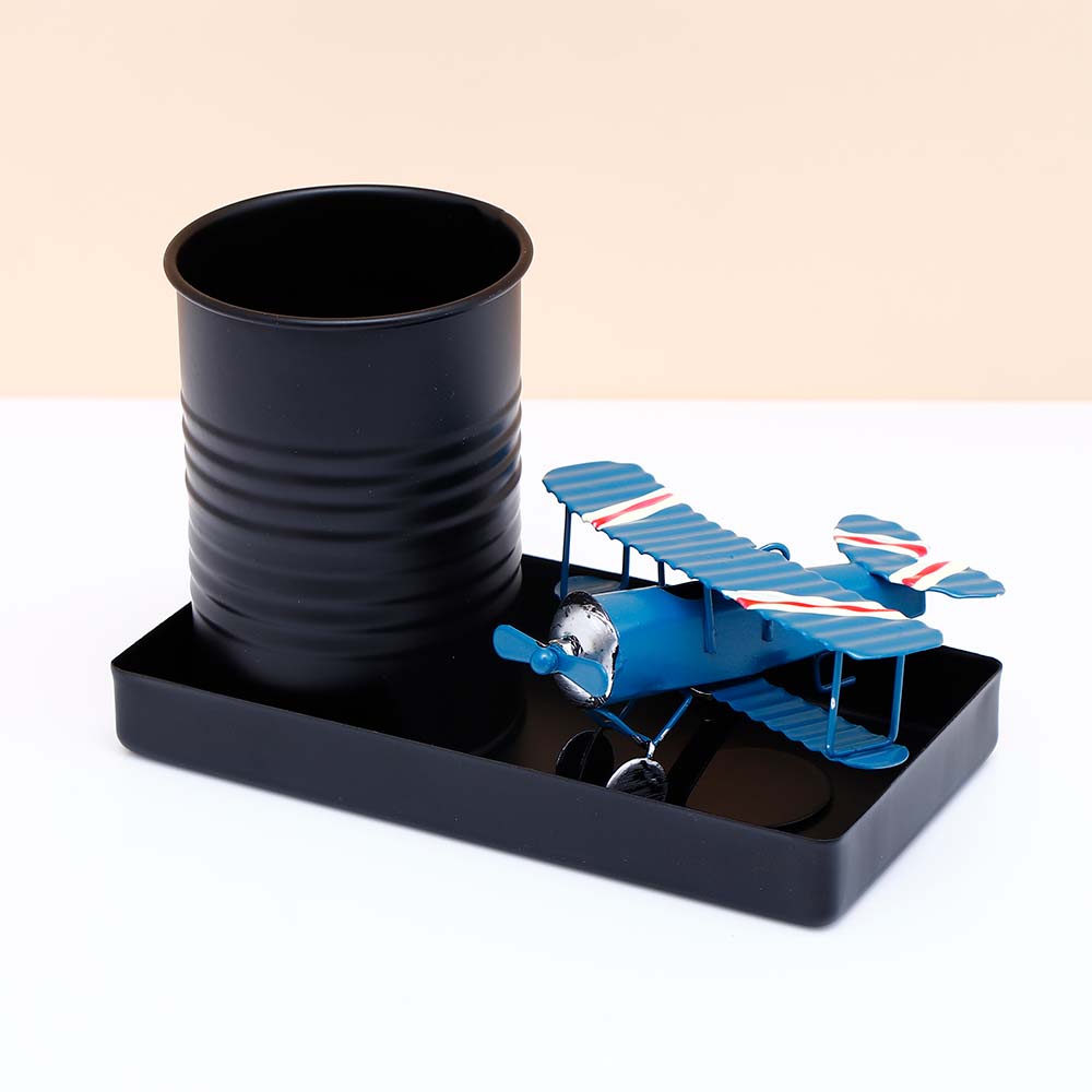 Aircraft Biplane Penstand - Blue