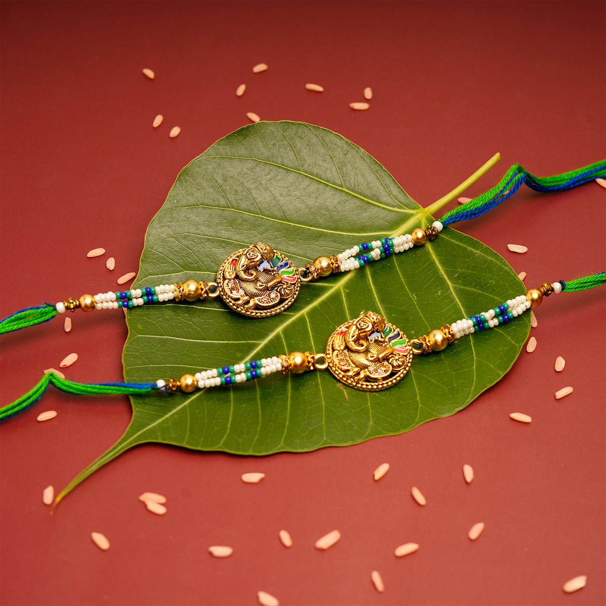Shree Ganesha Premium Rakhi Pack of 2