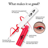 Elitty Tomato Red Matte Pop Coloured Eyeliner -Red Flag (4ml)