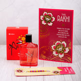 Uxr Perfume with Beautiful Raksha Bandhan Card Greeting Card