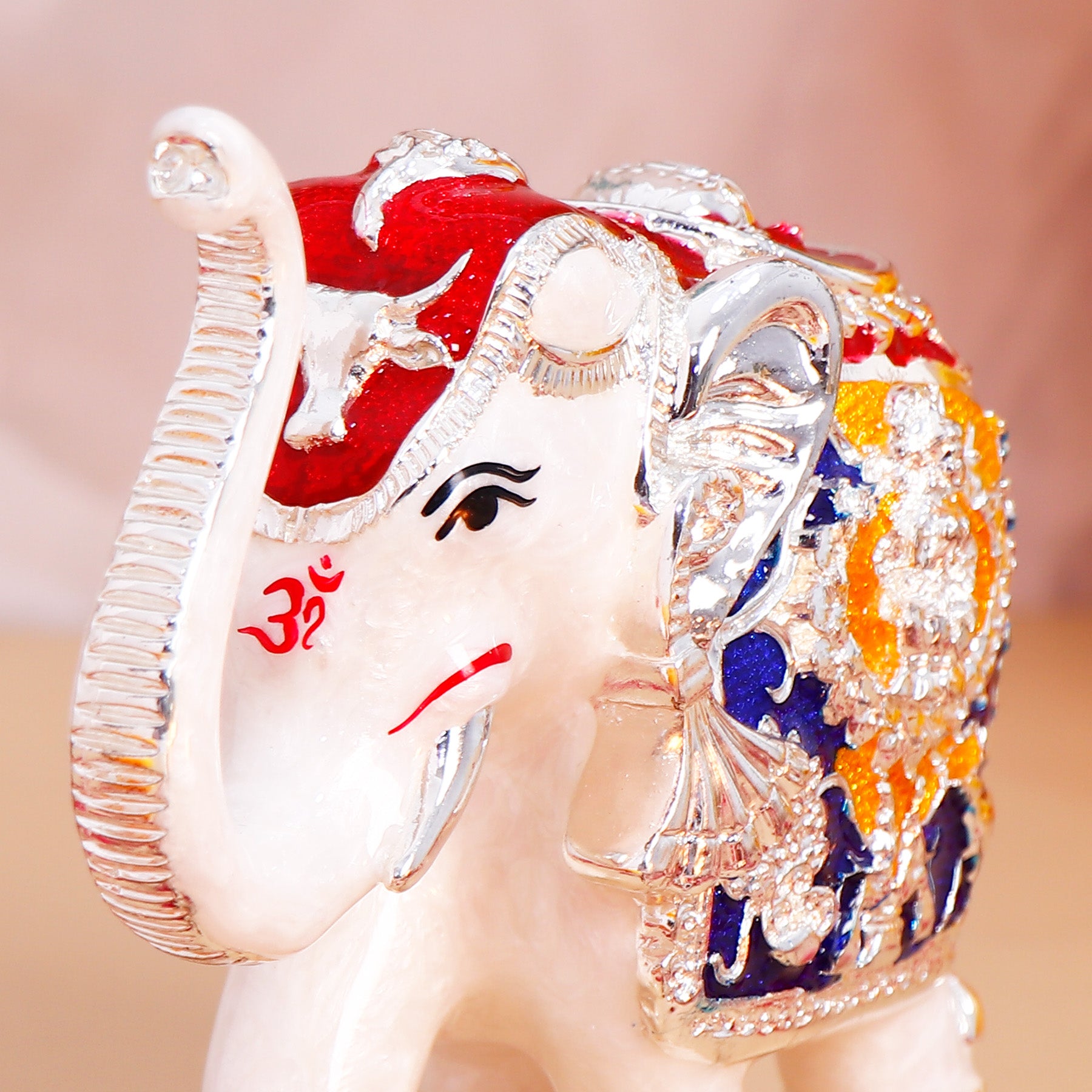 Majestic Vastu Silver Divine Elephant - Large