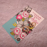 Sacred Evil Eye Keychain With Greeting Card