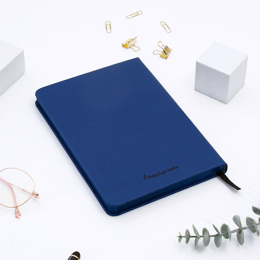 Blue Hardbound Corporate Diary