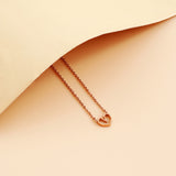 Forever Heart Golden Chain Pendant