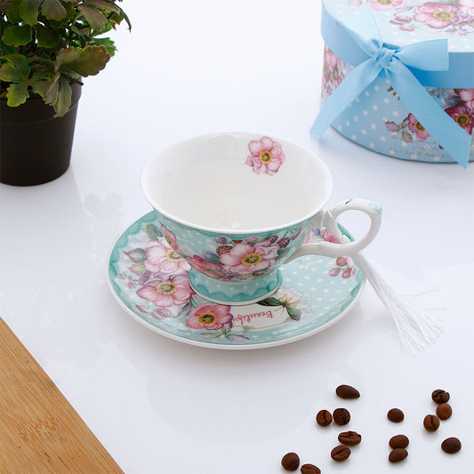 Blue Vintage Tea Set 