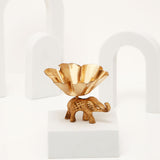 Golden Elephant Diya