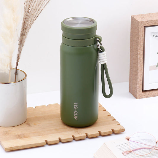 Green Steel Sipper Bottle