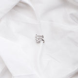 Silver Butterfly Rinestone Earcuffs