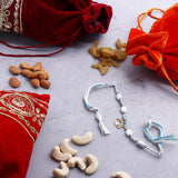 Evil Eye Designer Rakhi with Kaju Badam 100 GM