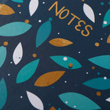 Green leaf aesthetic notebook