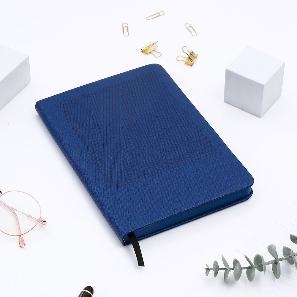 Blue Hardbound Corporate Diary