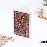 Birds on Branches Seasons Greeting Card