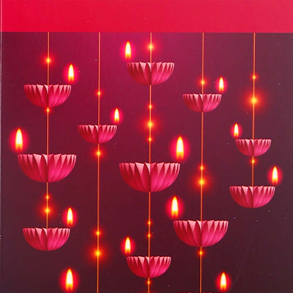 Graceful Diwali Seasons Greeting Card Pack Of 10