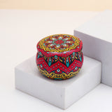 Scented Magenta Multicoloured Candle Pot