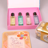 AND Perfume Collection with Sister Greeting Card and Ferrero Rocher