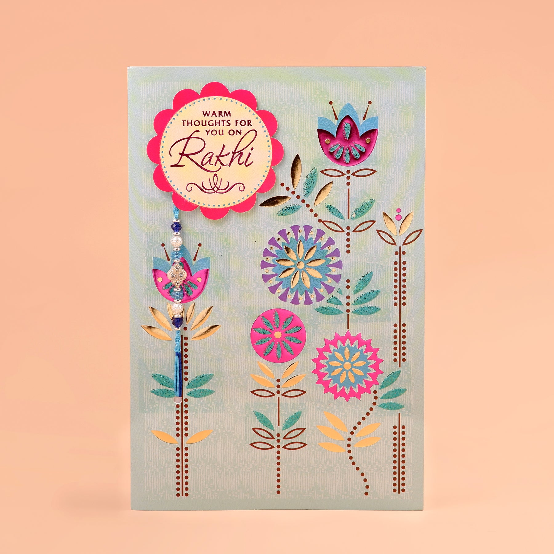 Warm Thoughts Raksha Bandhan Greeting Card With Envelope