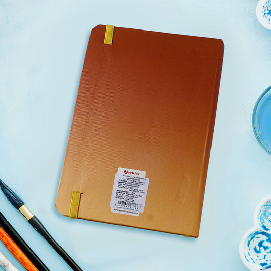 Green Apple Theme Googli Eyes Elastic Closure Notebook