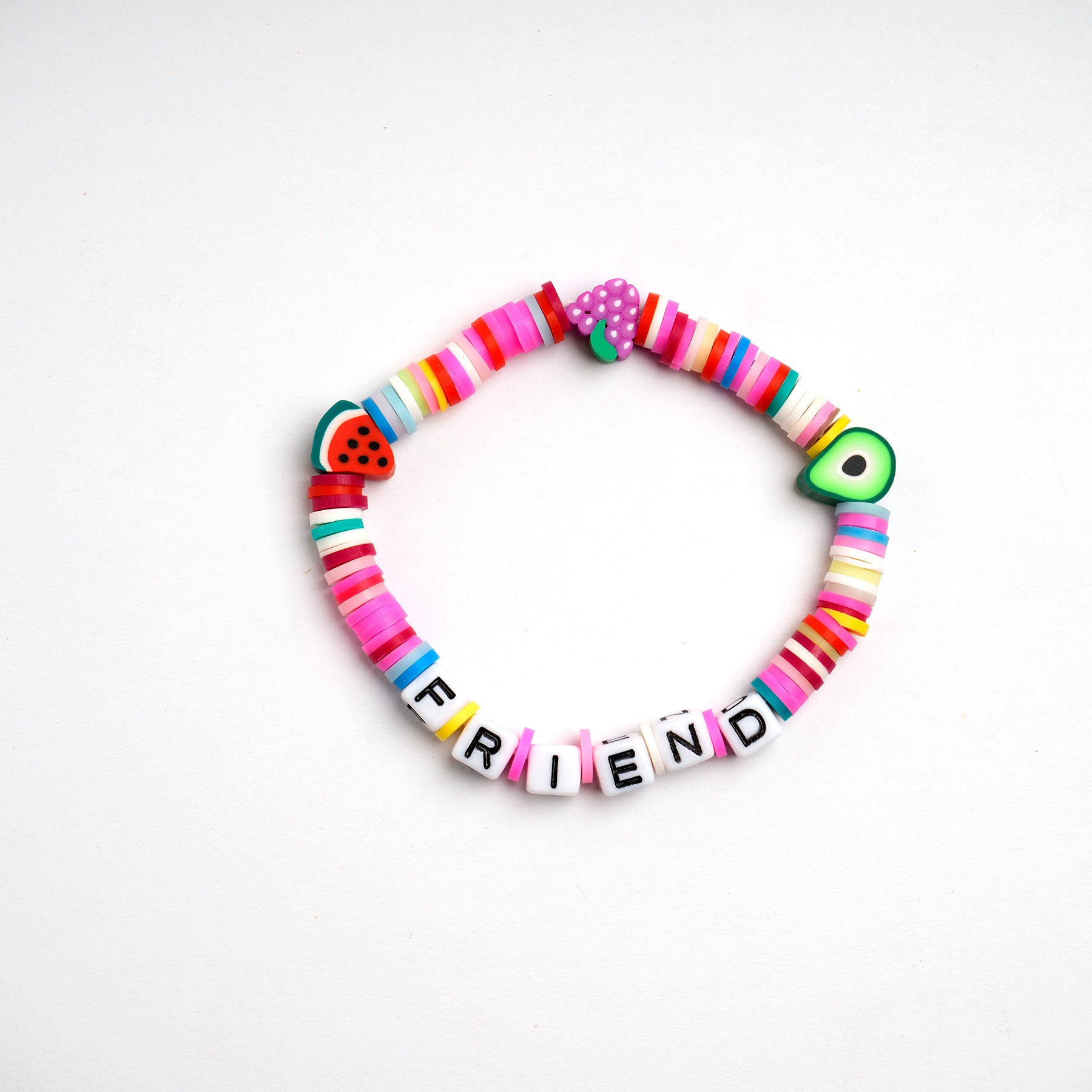 Colour Loop Fruit Bead Friendship Bracelet
