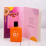 Musk Perfume with Best Wishes Rakhi Greeting Card