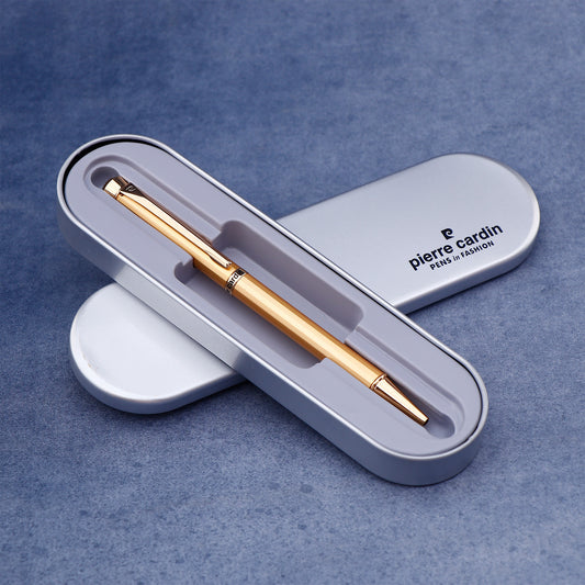 Pierre Cardin Jewel Satin Gold Ball Pen