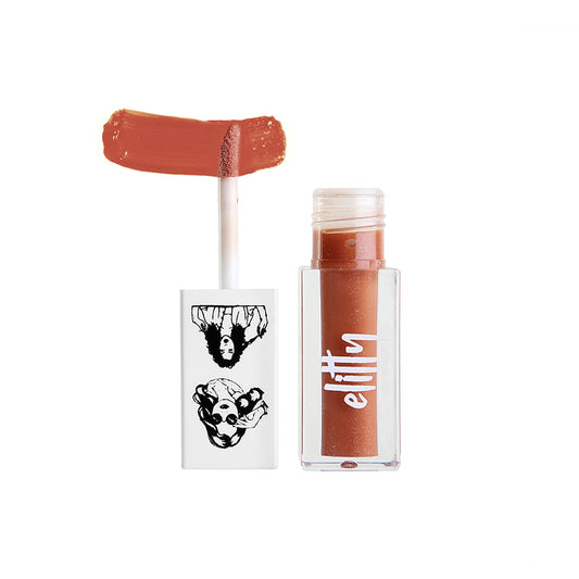 Elitty Jelly Lips- Peach Lip Gloss for High Shine, Glossy Finish - Pretty Boujee (4ml)