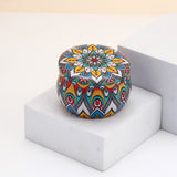 Scented White Multicoloured Candle Pot