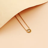 Keep Smile Golden Chain Pendant